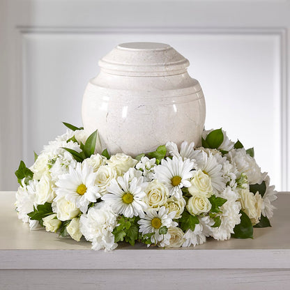 Ivory Gardens Cremation Adornment –  Dalias Flowers, Cornelius NC
