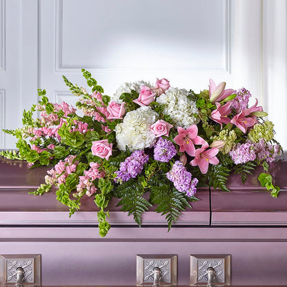Life's Gratitude Casket Spray –  Dalias Flowers, Cornelius NC