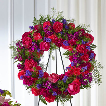 Calming Colors Wreath –  Dalias Flowers, Cornelius NC