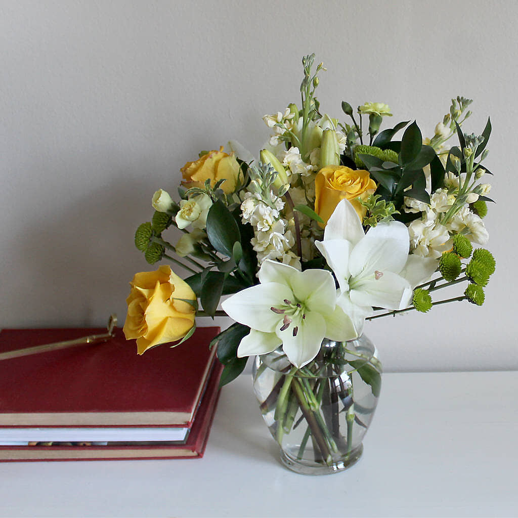 Hope & Serenity Bouquet –  Dalias Flowers, Cornelius NC