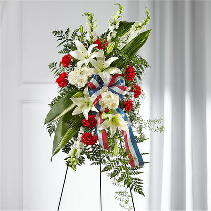 Stars of Life Standing Spray –  Dalias Flowers, Cornelius NC