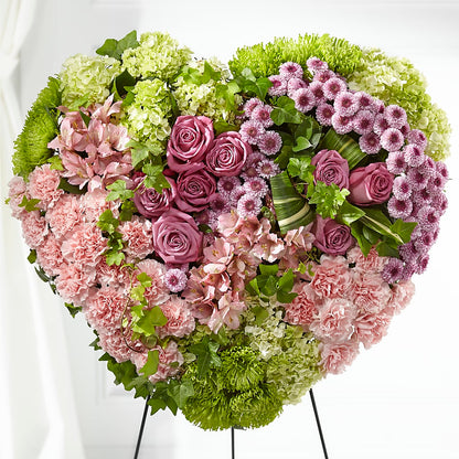 Heartwarming Standing Heart –  Dalias Flowers, Cornelius NC