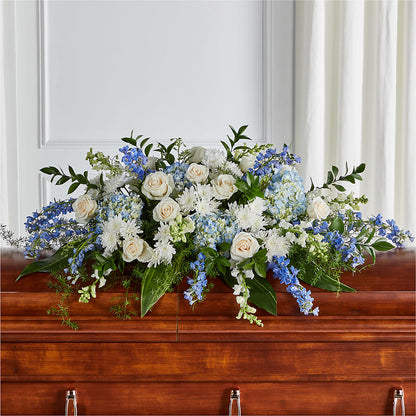 Timeless Essence Casket Spray –  Dalias Flowers, Cornelius NC