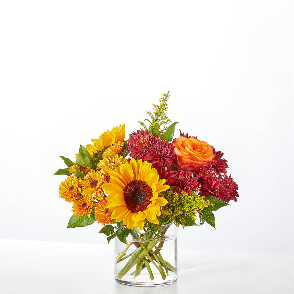 Flannel Scarf Bouquet –  Dalias Flowers, Cornelius NC
