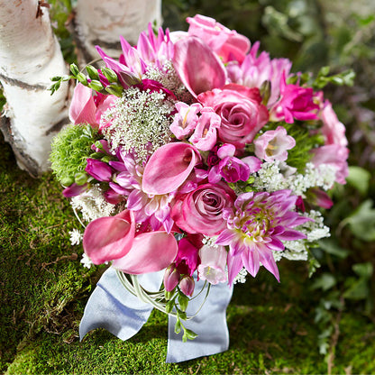 Pink Profusion Bouquet –  Dalias Flowers, Cornelius NC