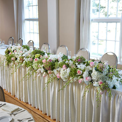 State of Joy Head Table Arrangement –  Dalias Flowers, Cornelius NC