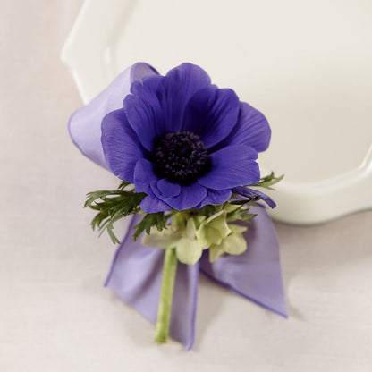 Purple Passion Boutonniere –  Dalias Flowers, Cornelius NC