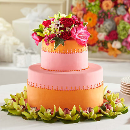 Sweet Citrus Cake Decor –  Dalias Flowers, Cornelius NC
