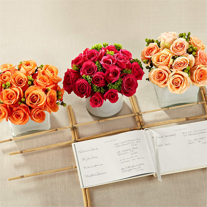 Dawn Rose Centerpiece –  Dalias Flowers, Cornelius NC