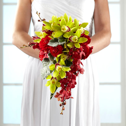 Elegant Orchid Bouquet –  Dalias Flowers, Cornelius NC