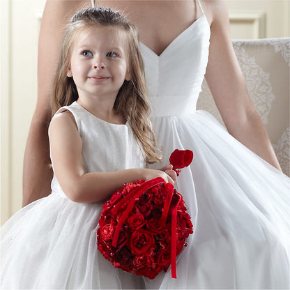 Pure at Heart Flower Girl Arrangement –  Dalias Flowers, Cornelius NC