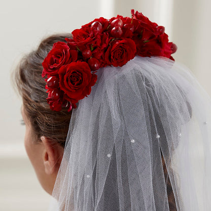 Heart's Happiness Hair Decor –  Dalias Flowers, Cornelius NC